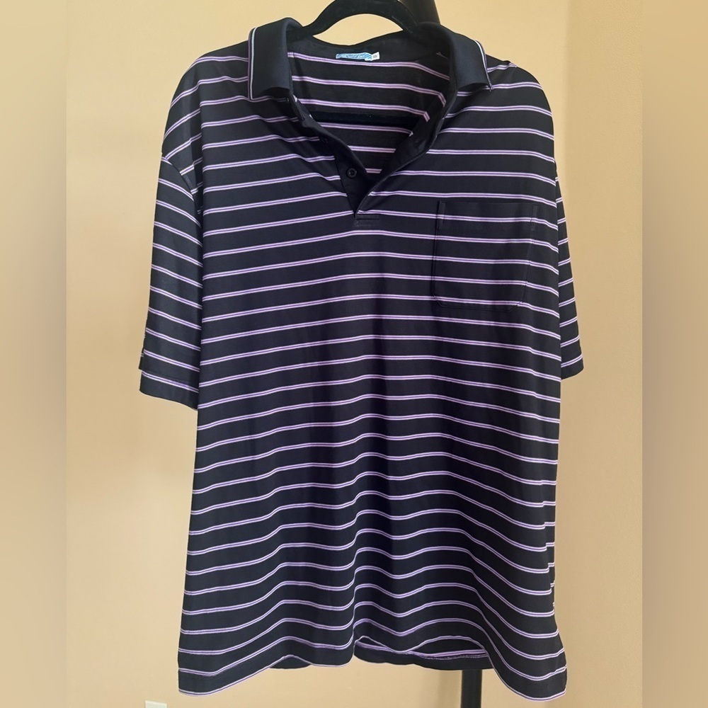 Cavalini Polo Shirt Black Pink